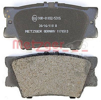 METZGER 1170313 GREENPARTS Bremsbelagsatz, Scheibenbremse